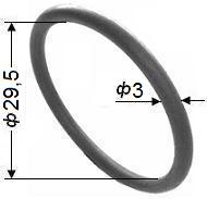 Кольцо резиновое 030-035-30 