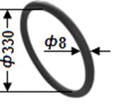  Ж5-ОСТ-3 02.005 Кольцо большое уплотнительное